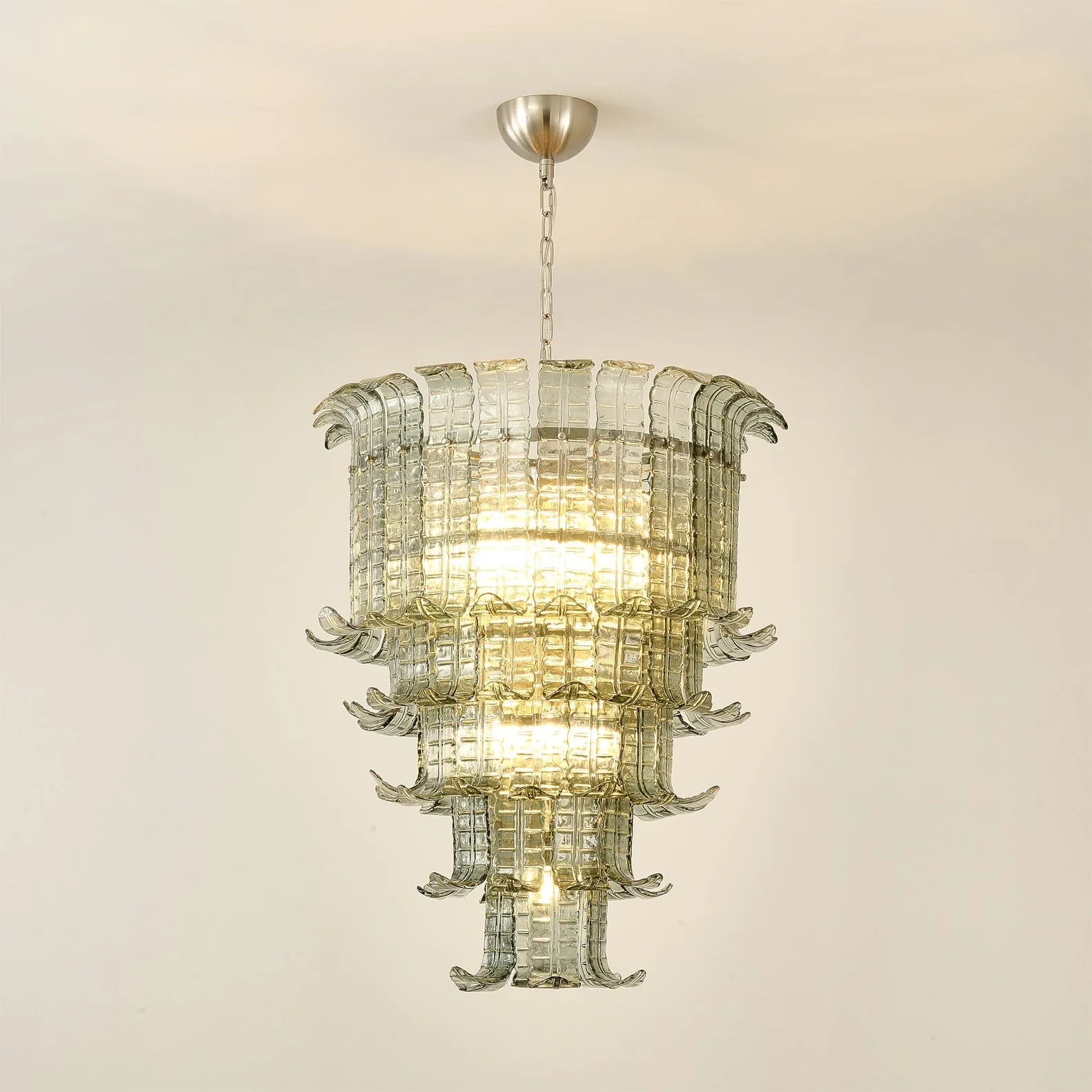 Murano Cascade Glass Chandeliers