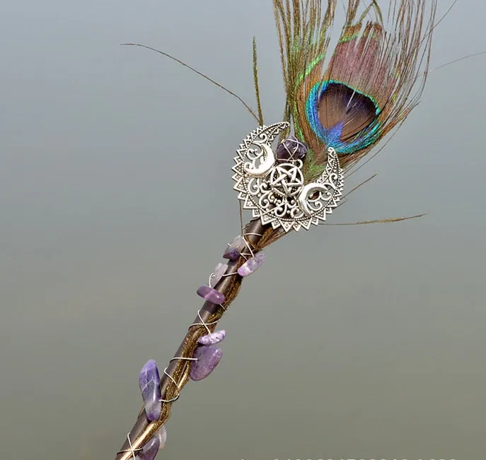 Natural Crystal Witches Wands