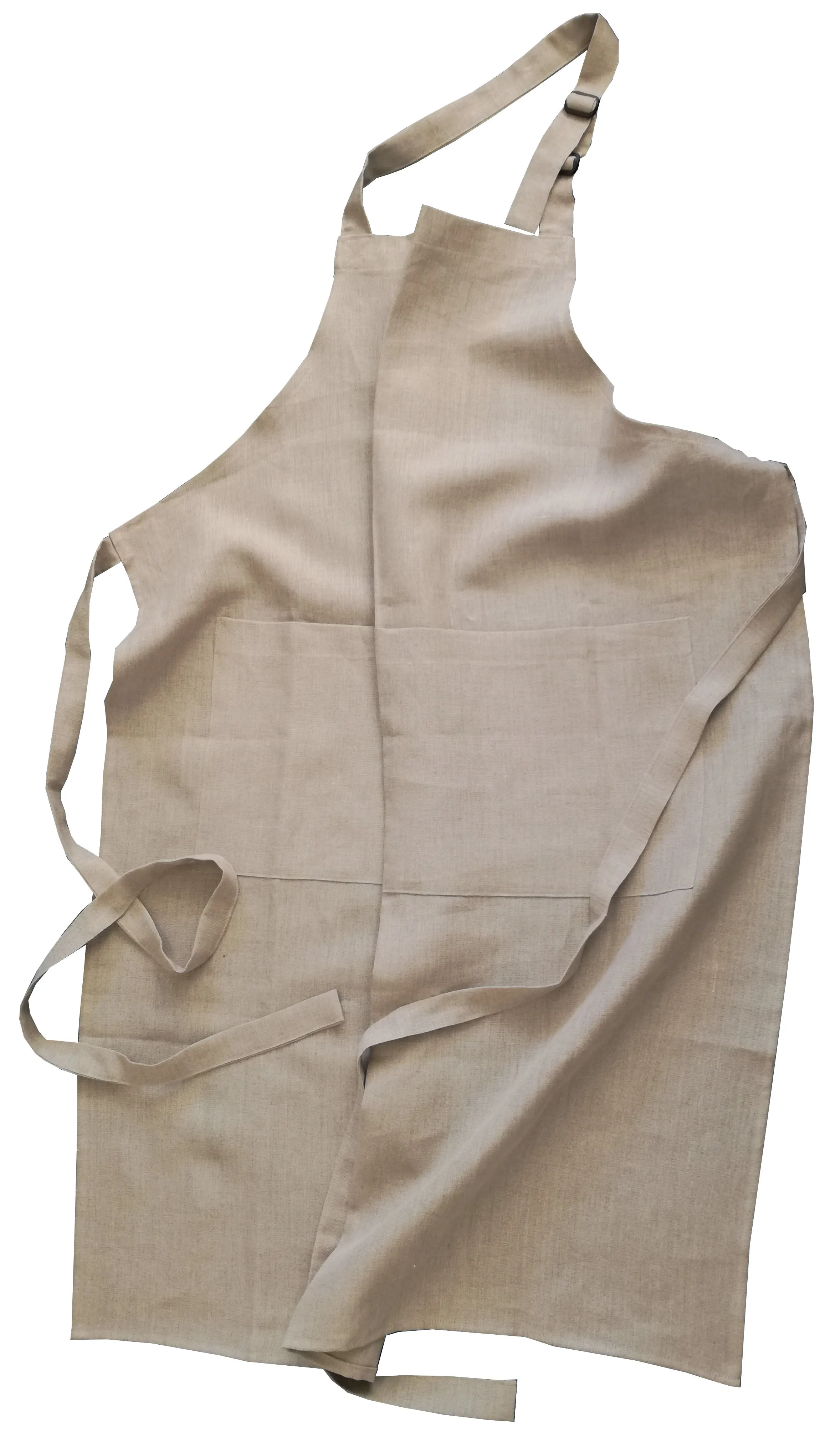 Natural Linen Bib Apron