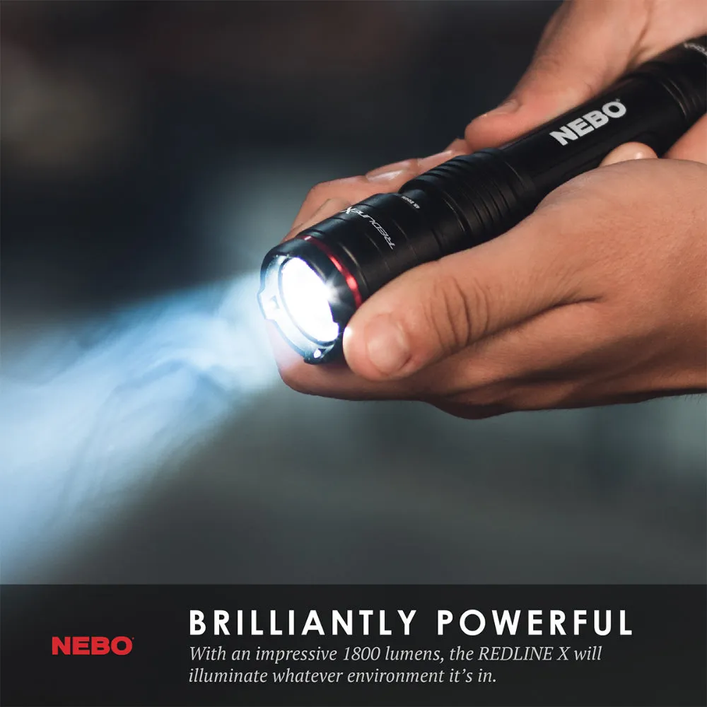 Nebo Redline X Rechargeable 1800 Lumen Flashlight