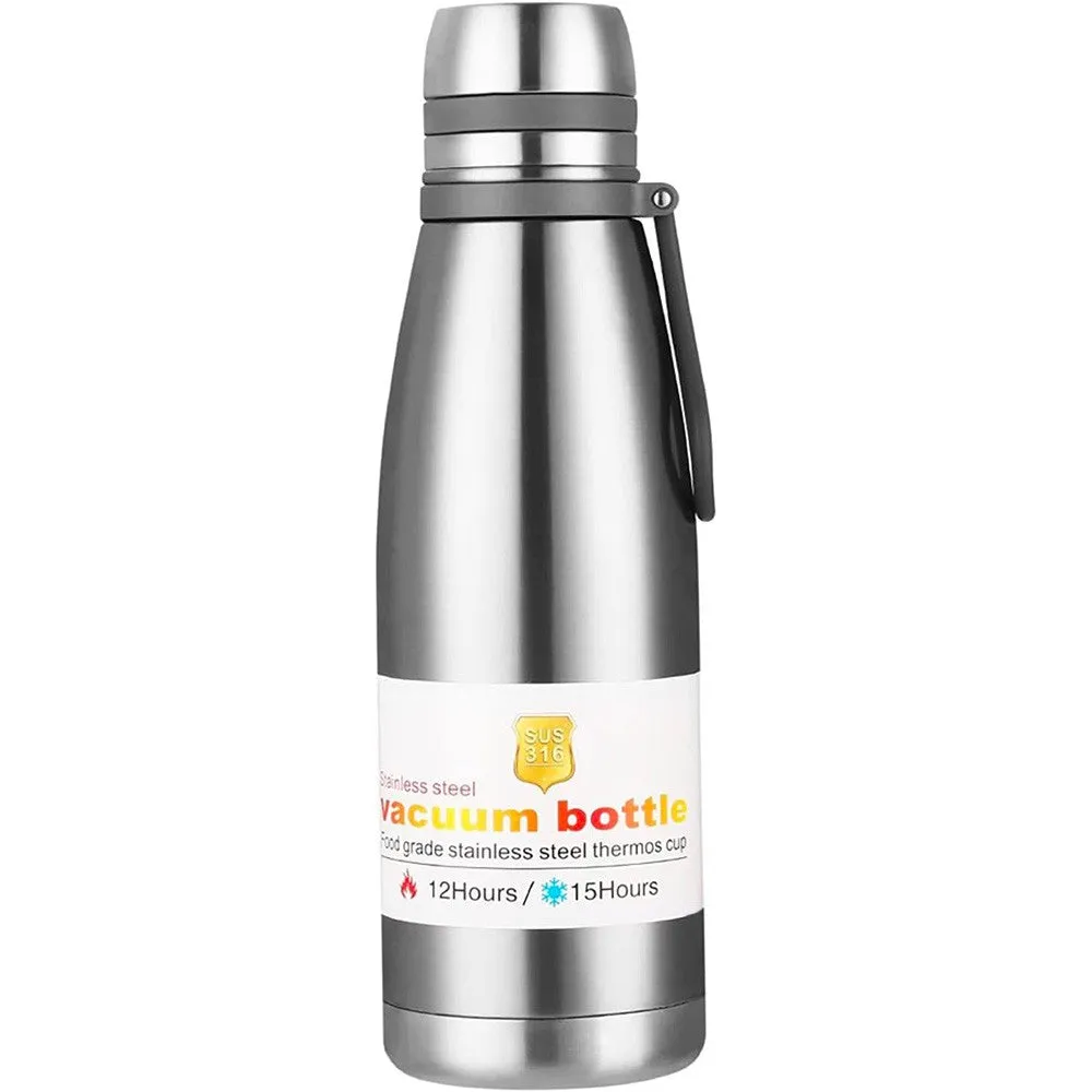 (Net) 850ml Vacuum Insulated Stainless Steel Thermos - Ideal for Hot or Cold Beverages / 678917