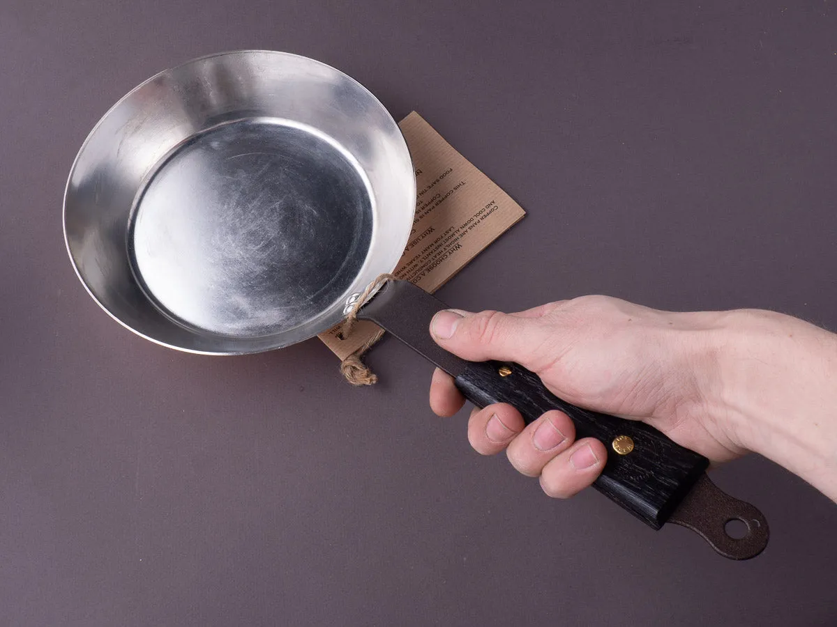 Netherton Foundry - Cookware - Spun Copper - 8" Frying Pan - Ebonised Handle