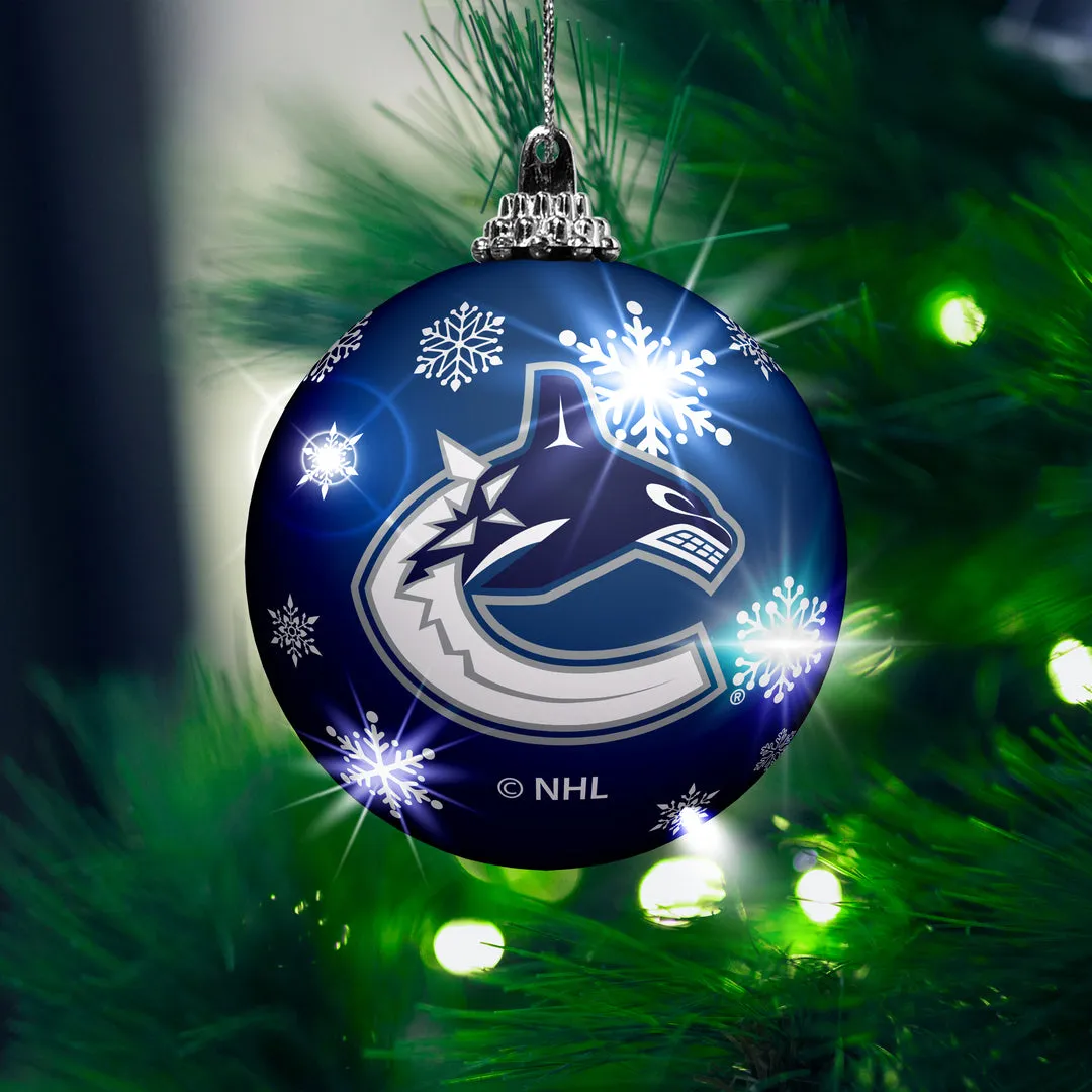 NHL Vancouver Canucks 2 Pack Light Up Ornaments