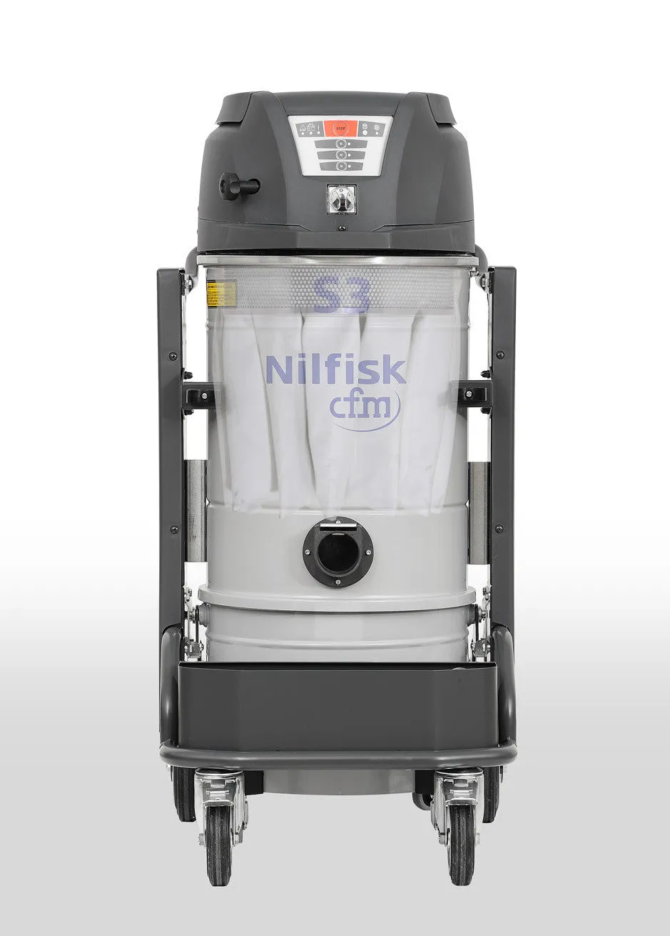 NilfiskCFM S3 Industrial Vacuum Cleaner Complete With Hose Kit FREE DELIVERY!