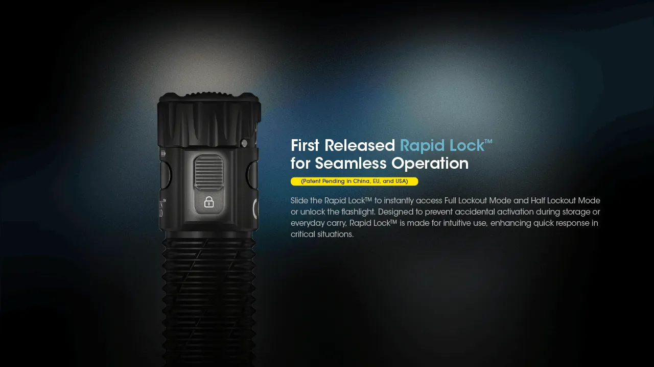 Nitecore EDC33 4000 Lumen Rechargeable EDC Tactical Flashlight