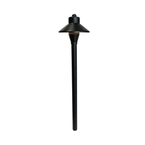 Noir Abajour Solid Brass Pathway Light Gun Metal Black