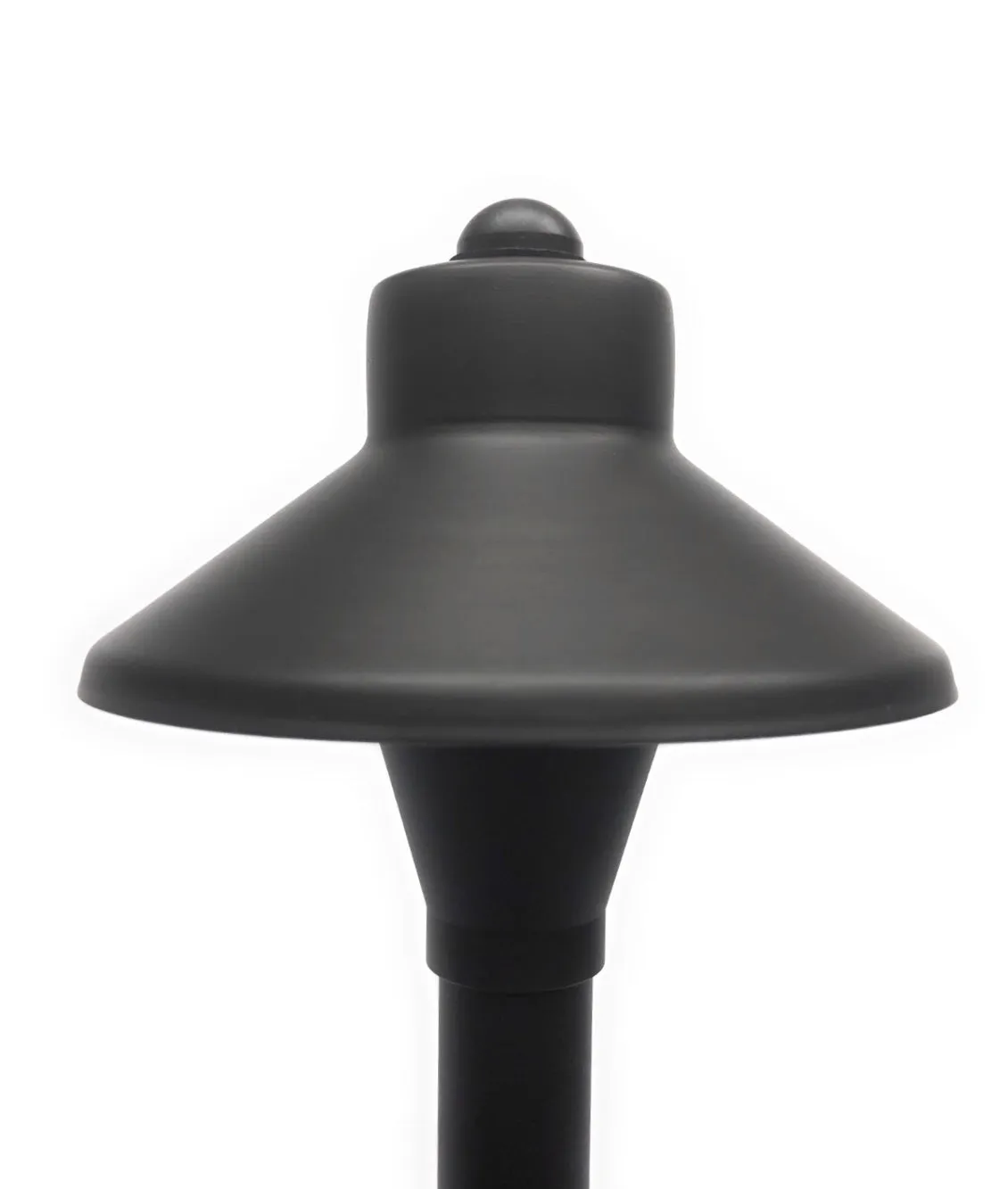 Noir Abajour Solid Brass Pathway Light Gun Metal Black