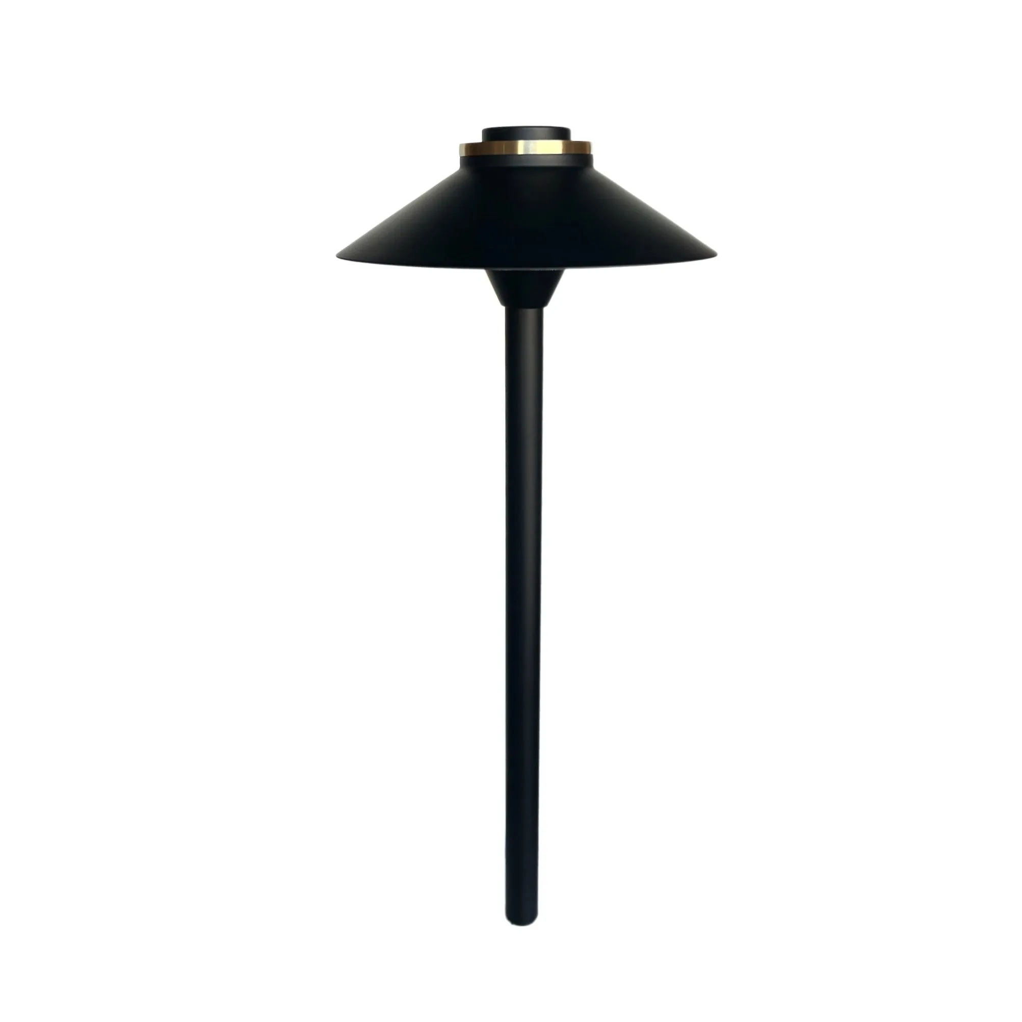 Noir Atlantide Cast Brass Pathway Light Gun Metal Black