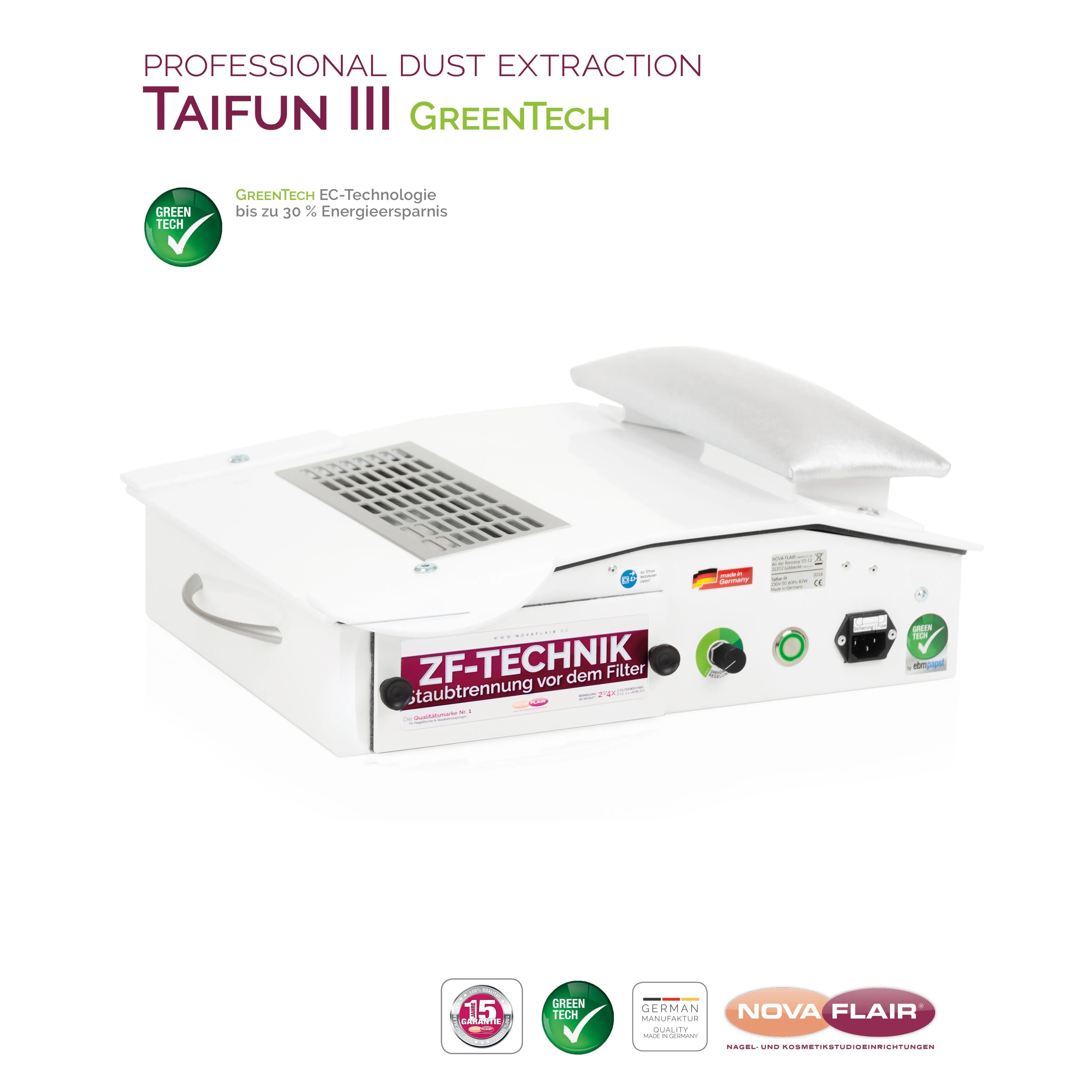 Nova Flair Taifun T3 Desktop Dust Collector