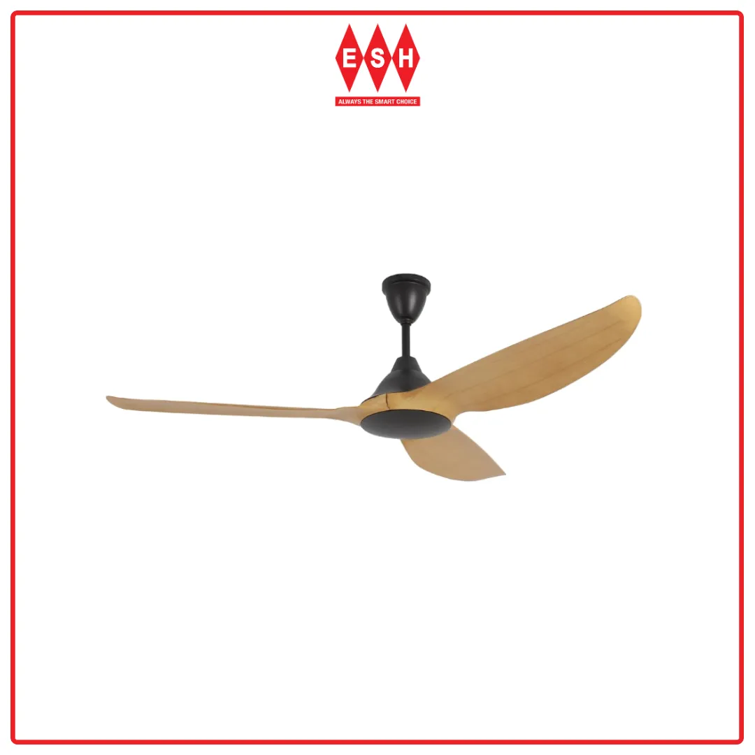 NSB B FAN (RB/Oak) 60 Inch DC Motor with Remote Control Ceiling Fan