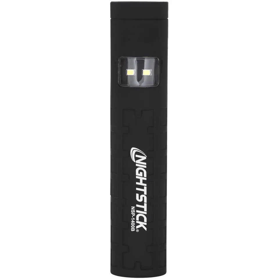 NSP-1400B: Dual-Switch Dual-Light Flashlight - 2 AAA