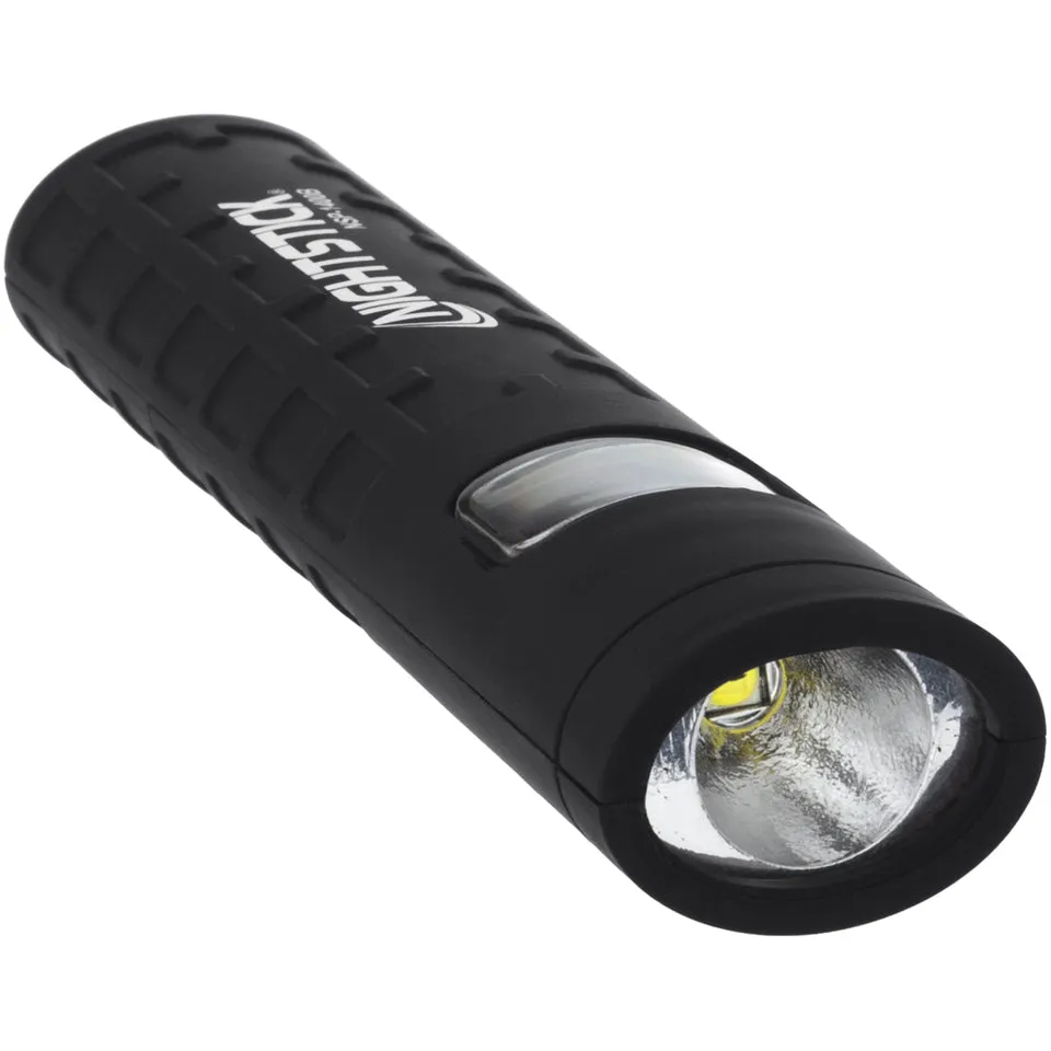 NSP-1400B: Dual-Switch Dual-Light Flashlight - 2 AAA