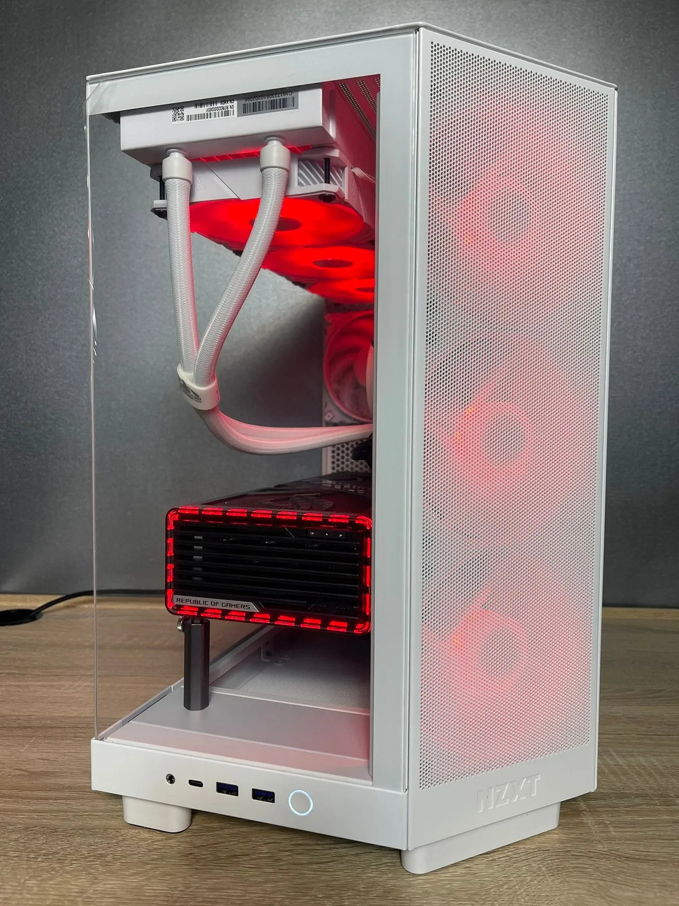 NZXT PC Case H6 Air Flow ARGB White