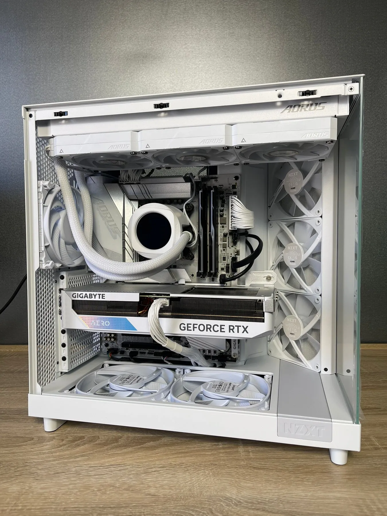 NZXT PC Case H6 Air Flow ARGB White