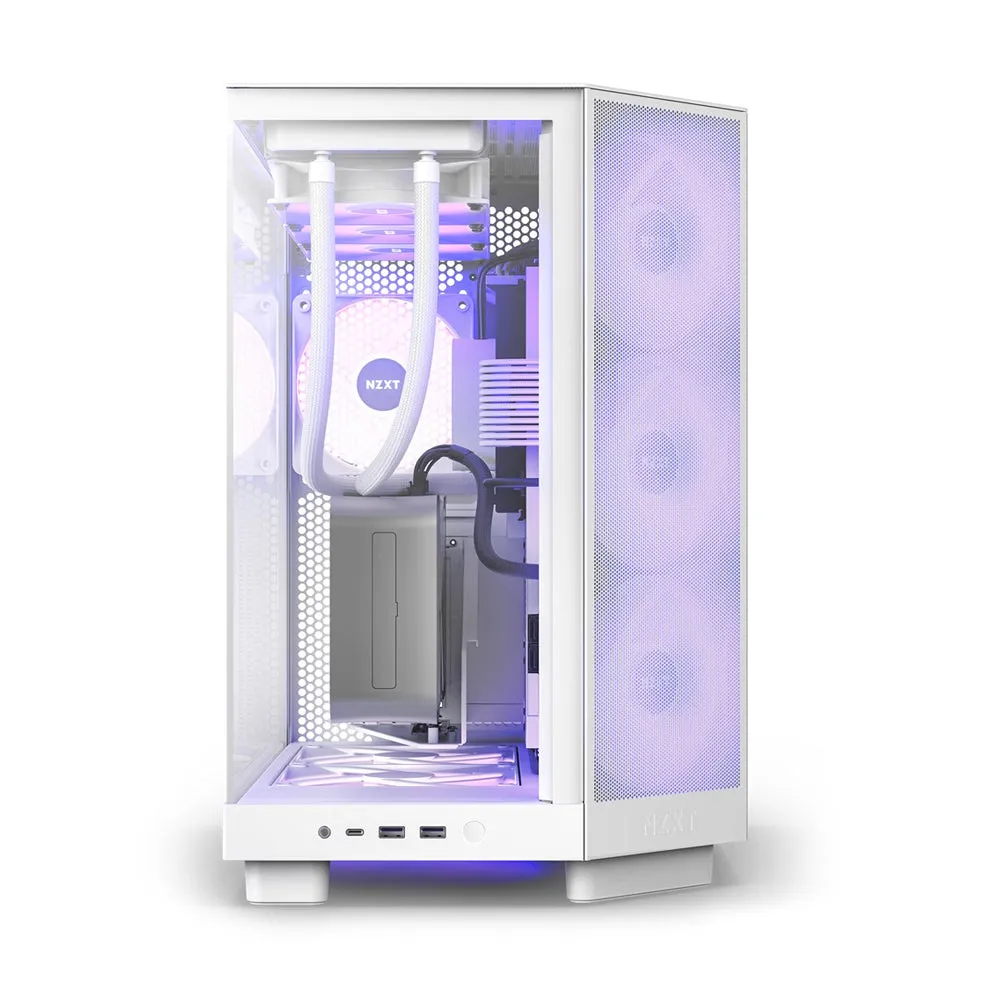 NZXT PC Case H6 Air Flow ARGB White