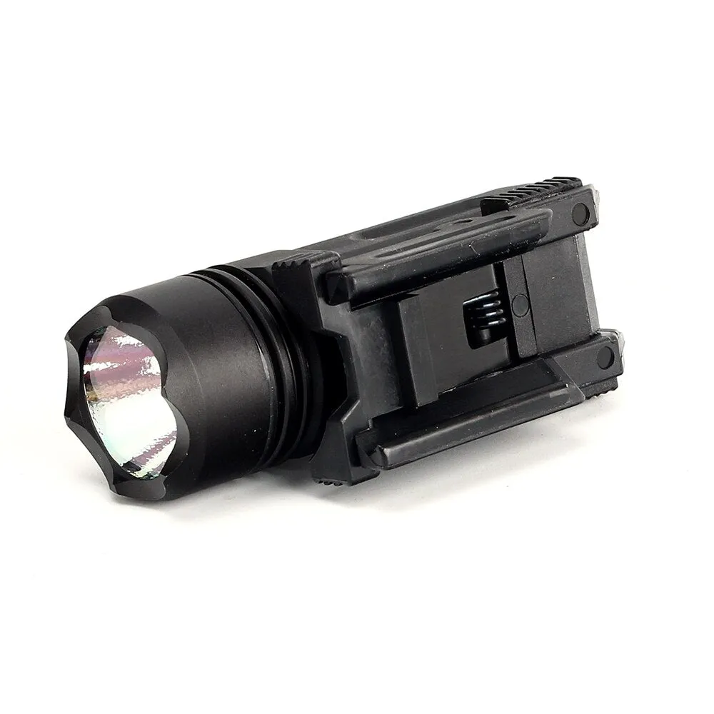 ohhunt Tactical 150 Lumen LED Flashlight with Picatinny Mount White Light Quick Release