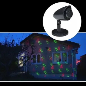 Outdoor Laser Light Projection Set - 8 Christmas Patterns