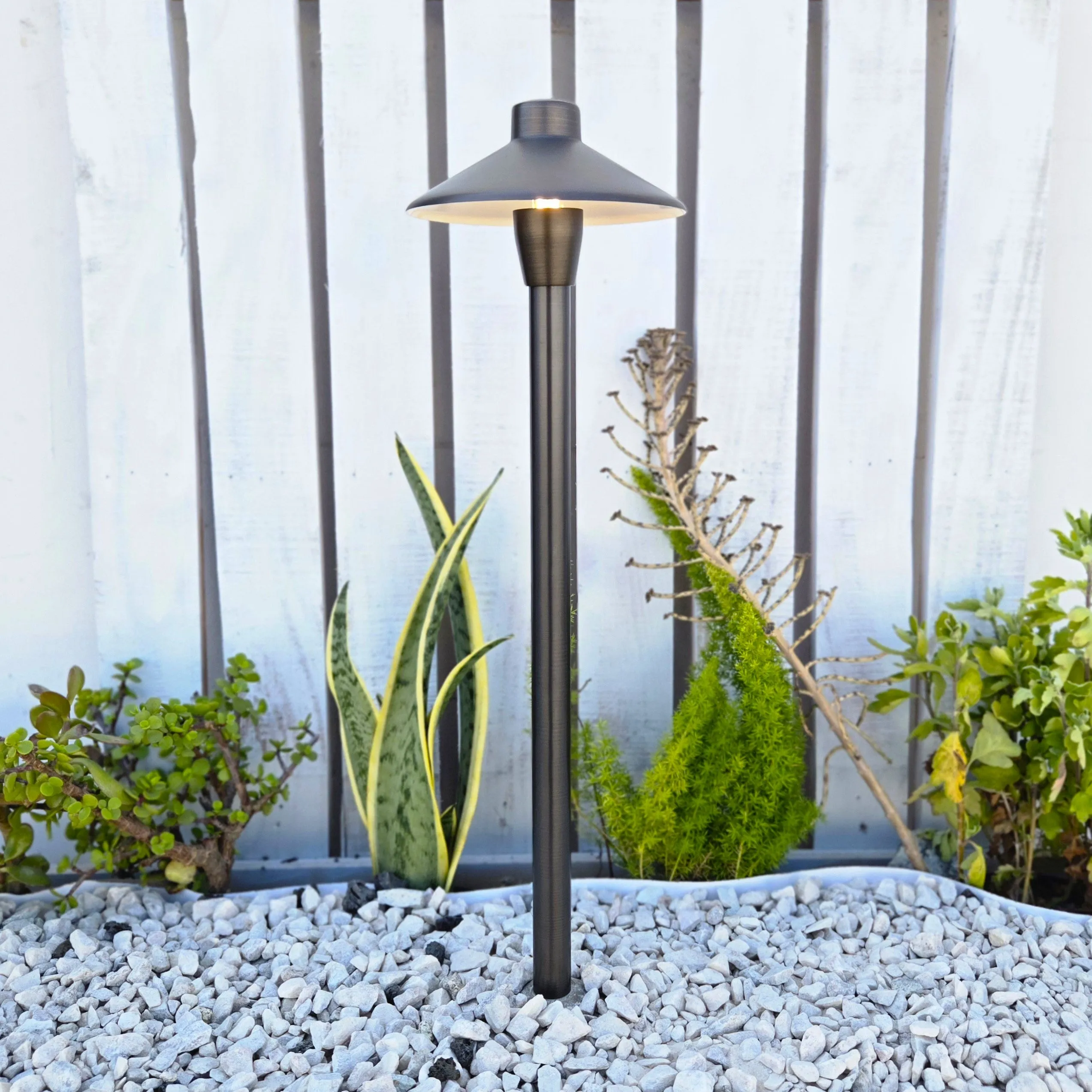 Pack V - Solid Cast Brass Outdoor Landscape Pathway & Spot Lighting