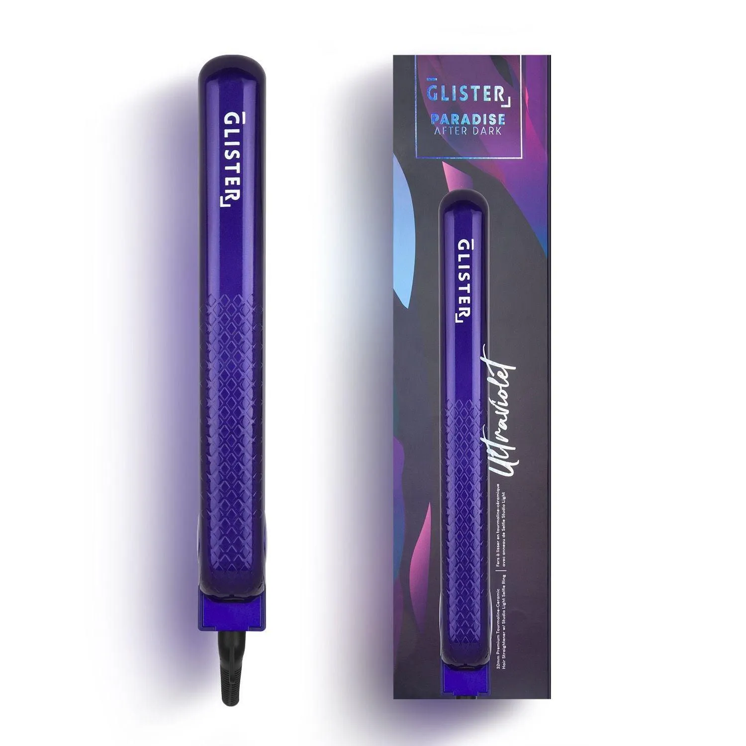 Paradise After Dark Flat Iron (with BONUS Selfie Ring) - Ultraviolet