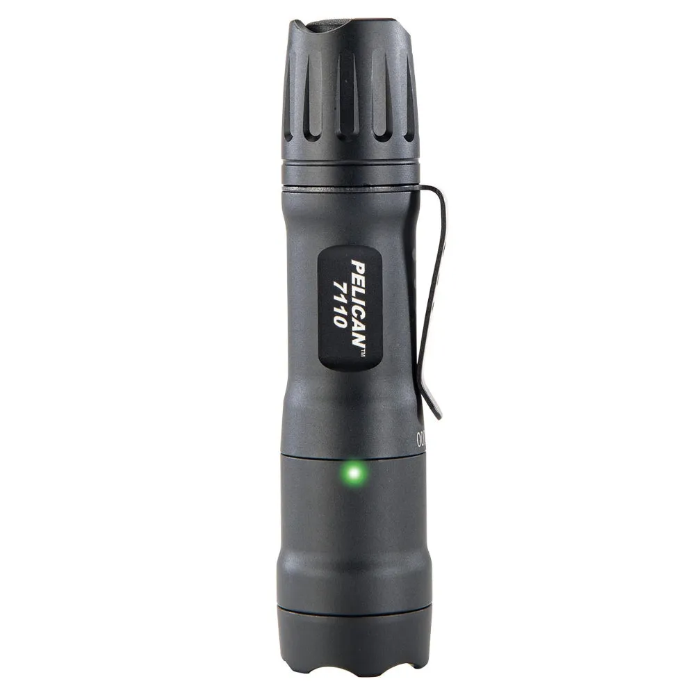 Pelican 7110 Tactical Flashlight 445 Lumens LED Compact Light, Black