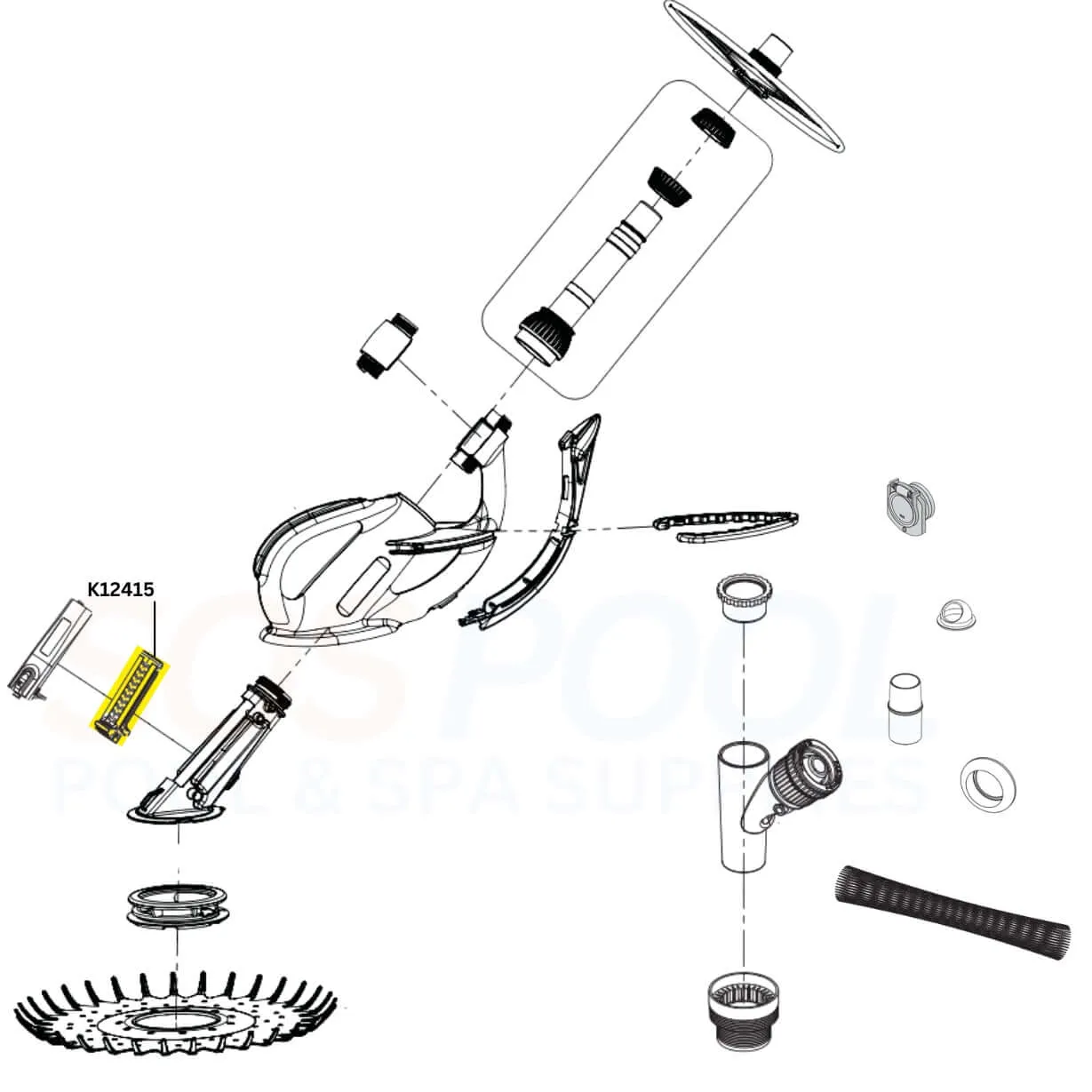 Pentair Silent Flapper Kit For Kreepy Krauly Kruiser Cleaners | K12415