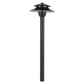 PLB13 Two Tier Brass Path Low Voltage Pagoda Light Led Landscape Lighting Fixture