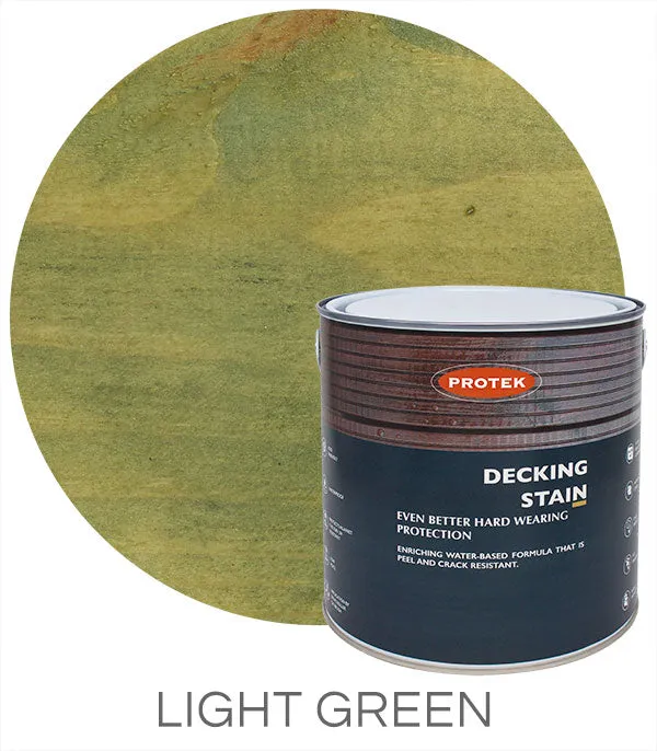 Protek 2.5ltr Decking Stain Light Green