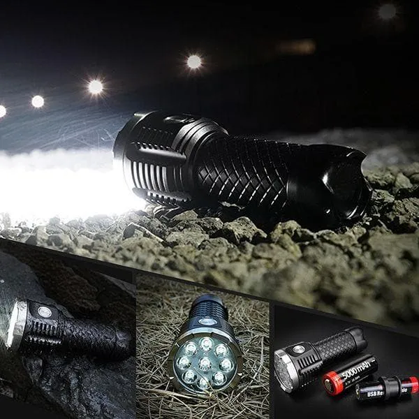 PT26 3850 Lumens USB Rechargeable Flashlight