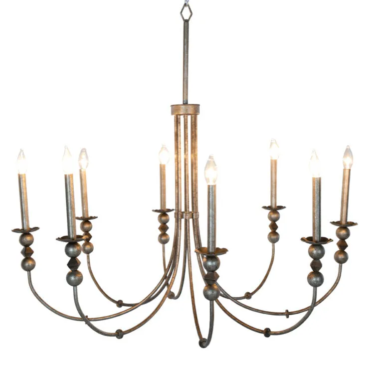 QUINCI CHANDELIER, SILVER