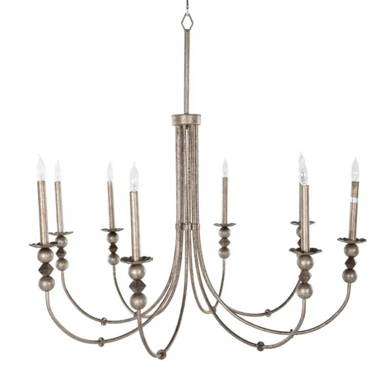 QUINCI CHANDELIER, SILVER