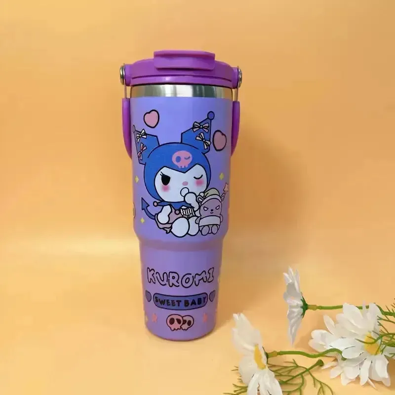 Sanrio Characters Flip Straw Bottle (30 oz)