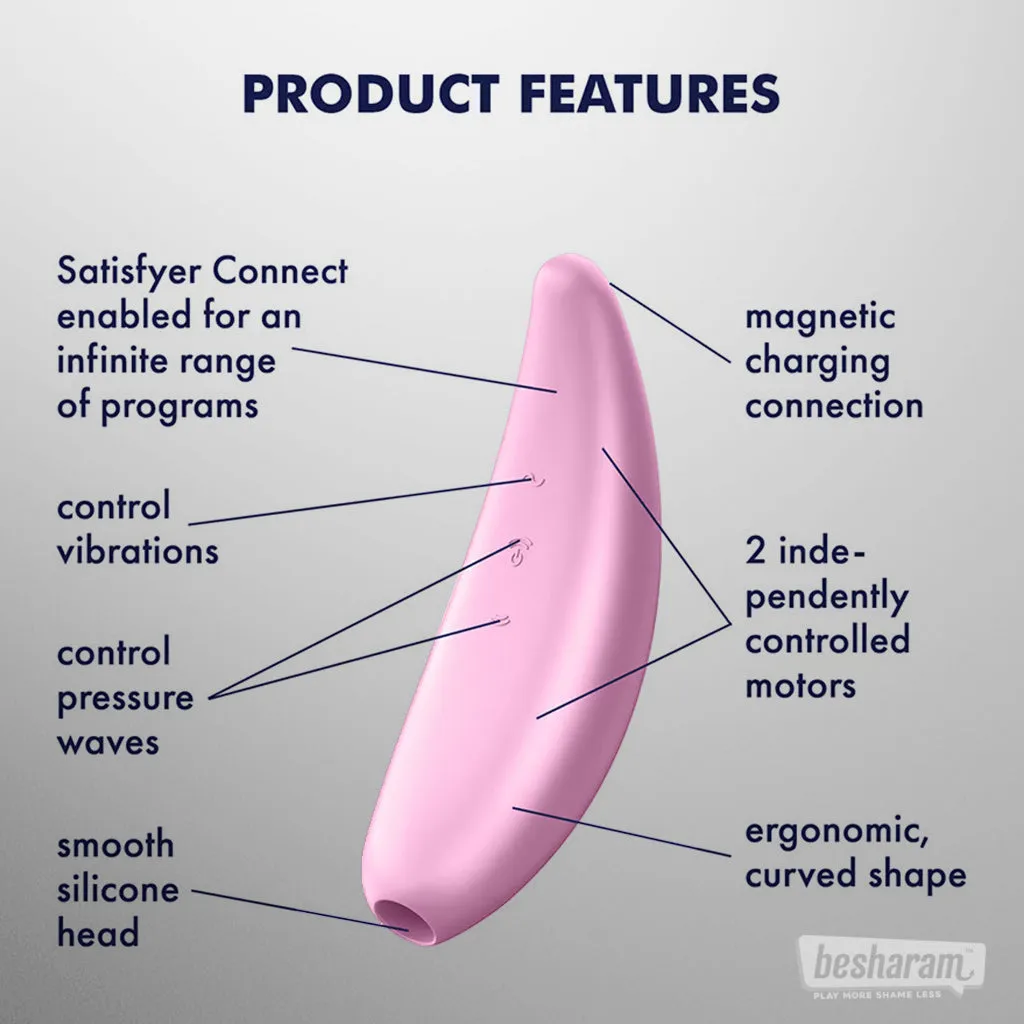 Satisfyer Curvy 3  App Controlled Clitoral Stimulator