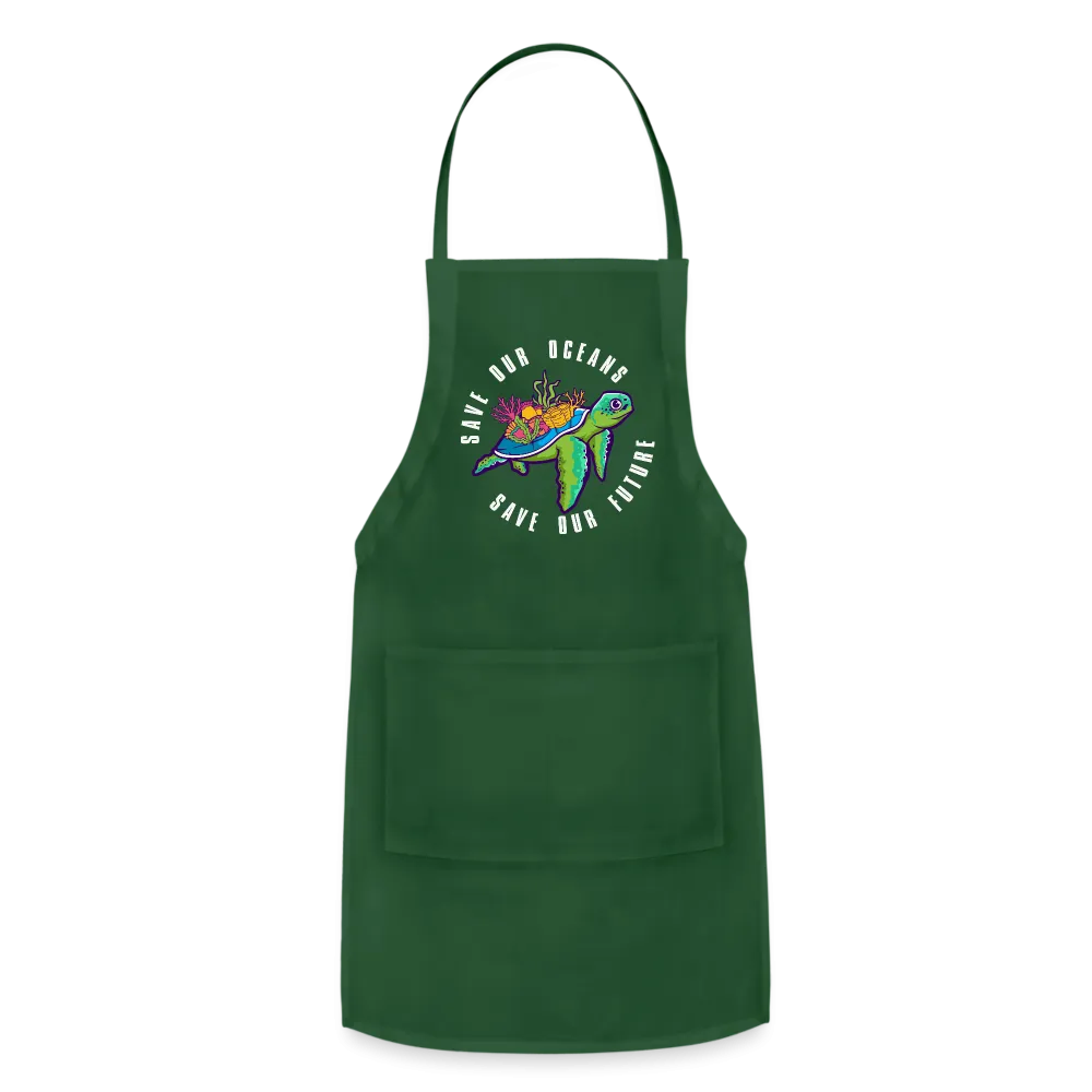 Save Our Oceans Save Our Future Adjustable Apron