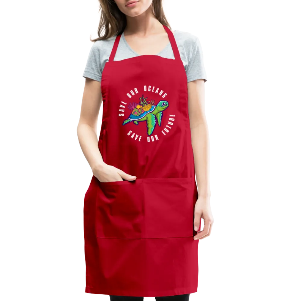 Save Our Oceans Save Our Future Adjustable Apron