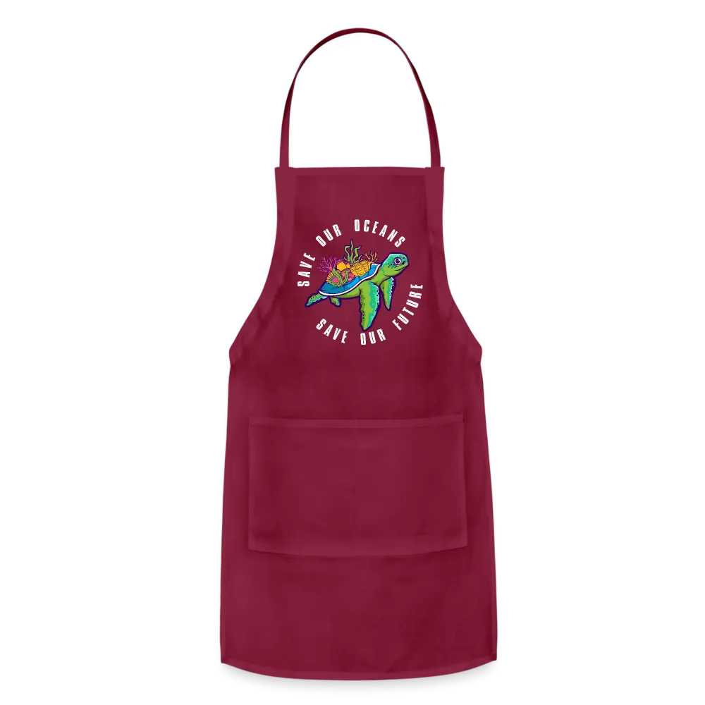 Save Our Oceans Save Our Future Adjustable Apron