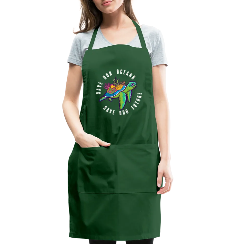 Save Our Oceans Save Our Future Adjustable Apron