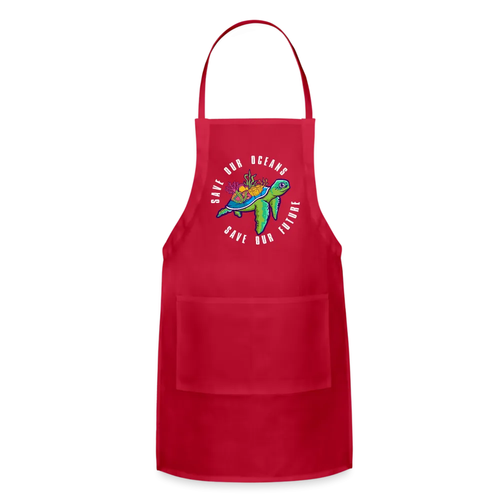 Save Our Oceans Save Our Future Adjustable Apron