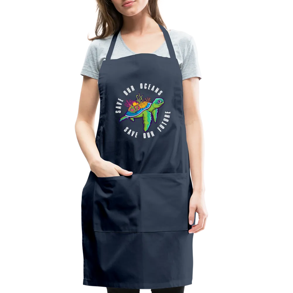 Save Our Oceans Save Our Future Adjustable Apron