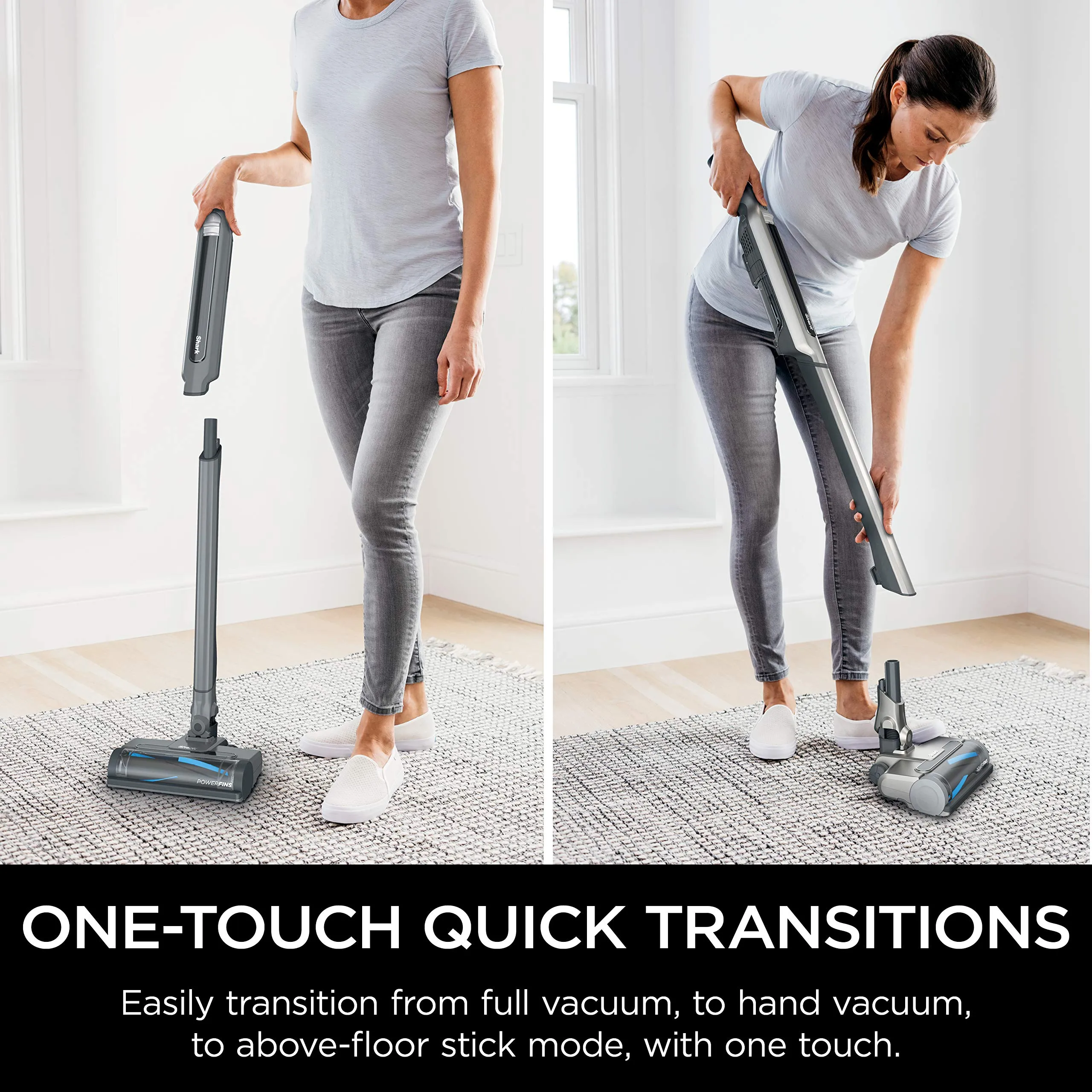 Shark Ws632 Wandvac System Ultra Lightweight Stick Vacuum Boost Mode Slate Grey