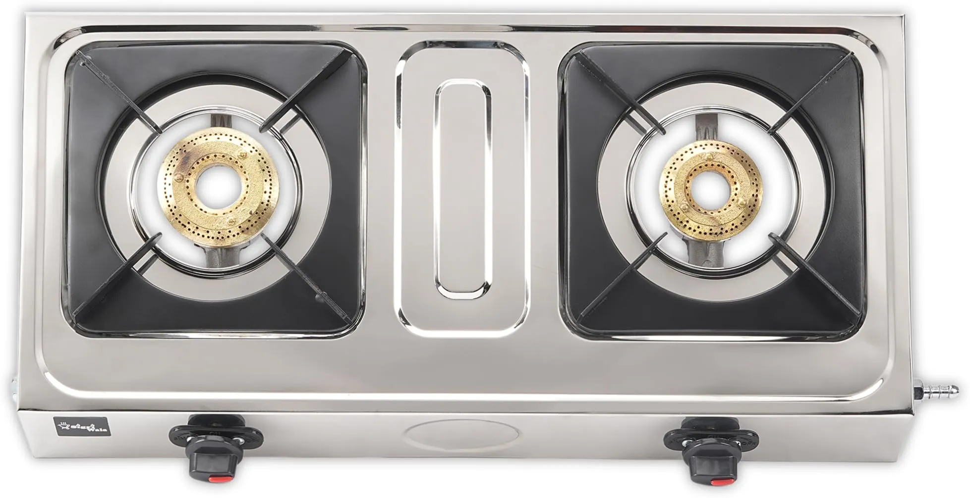 Sigri-wala Stainless Steel Manual Gas Stove (2 Burners)