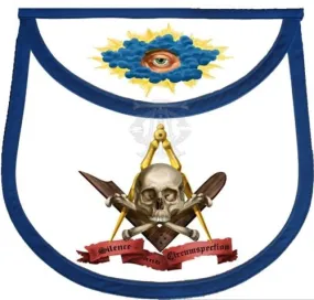 Silence & Circumspection Masonic Apron