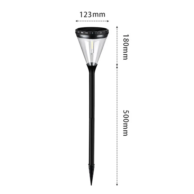 Solar Light Outdoor Waterproof Brightness Adjustable Led Light Garden Stake Lights for Path Walkway Driveway