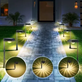 Solar Pathway Lights, 8 Pack Warm White Solar