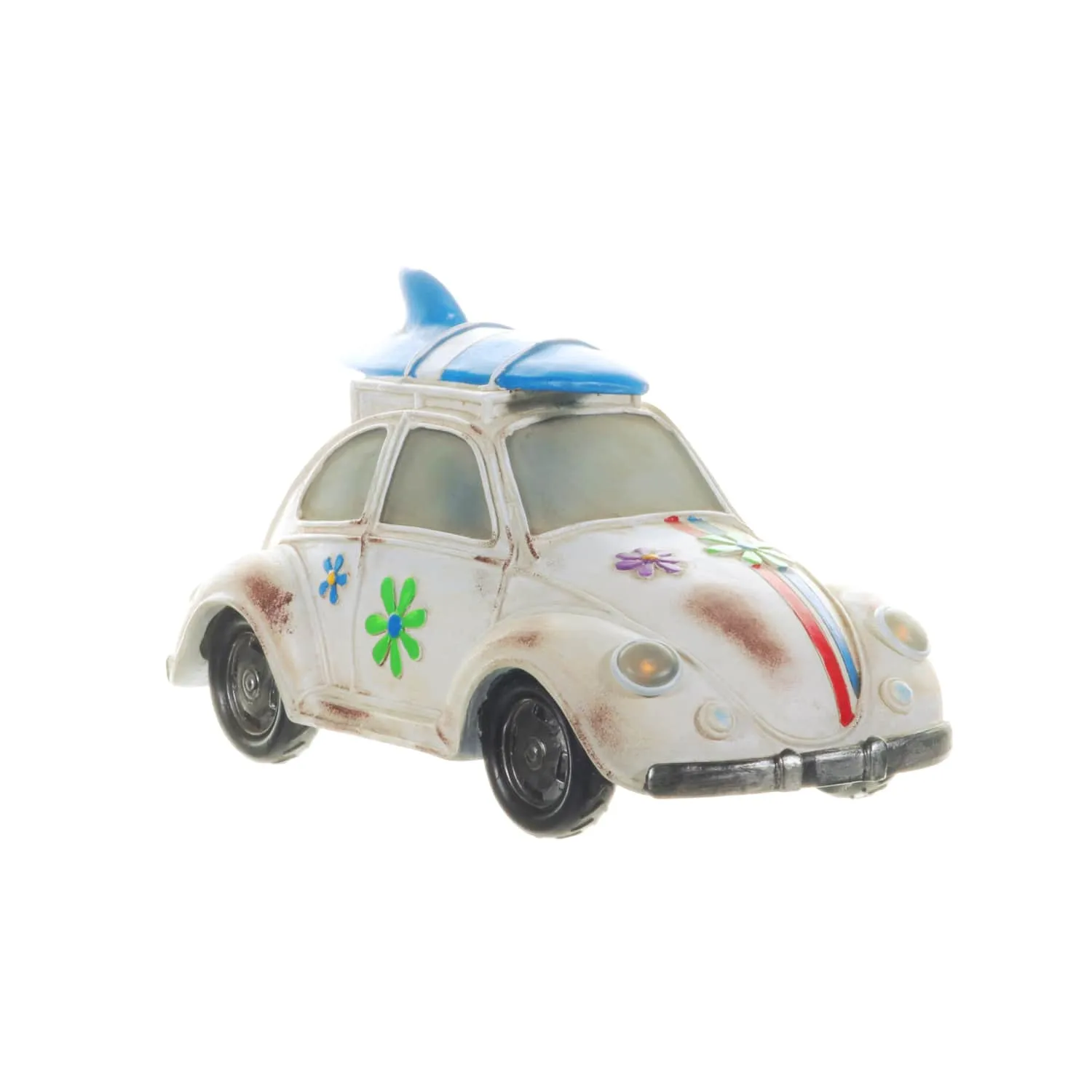 Solar Retro Bug Garden Statue, 7 Inch