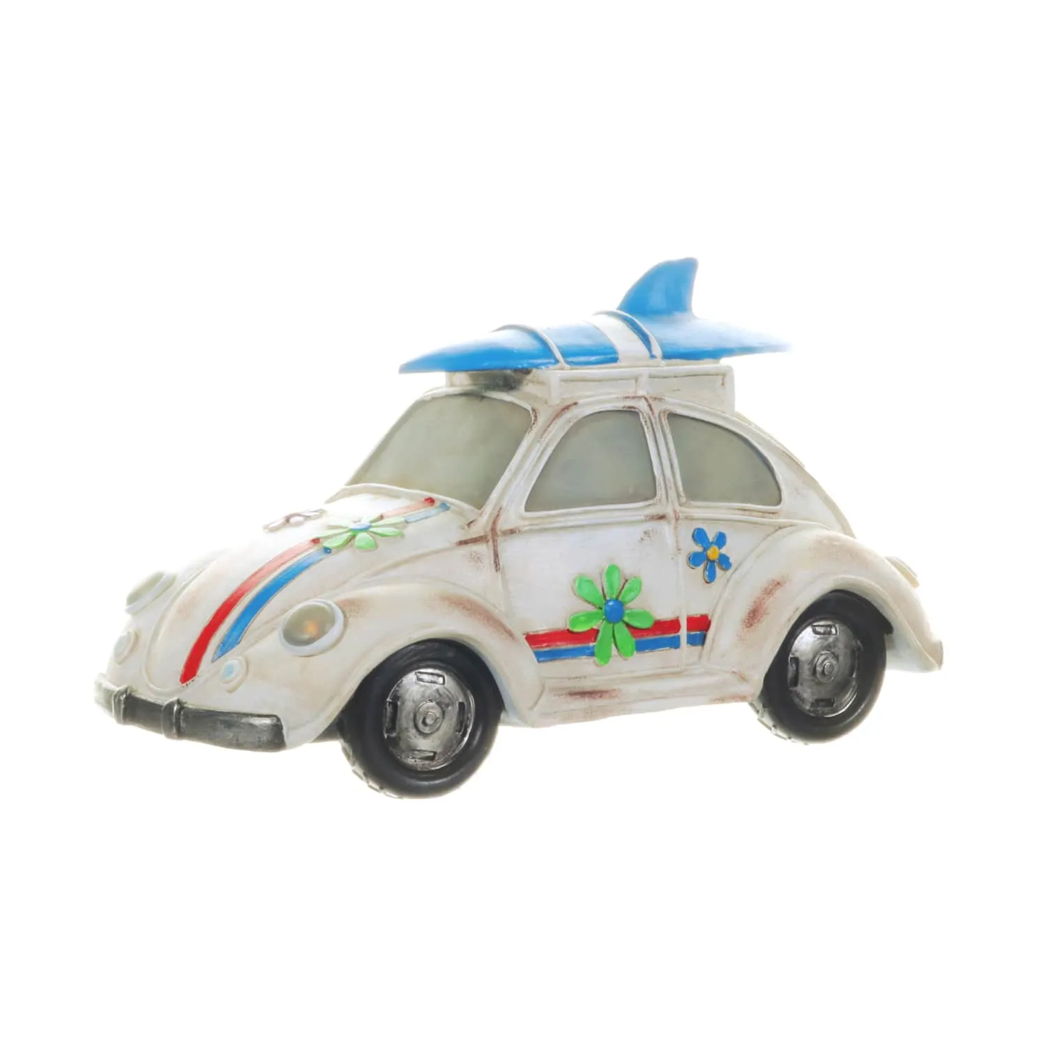 Solar Retro Bug Garden Statue, 7 Inch