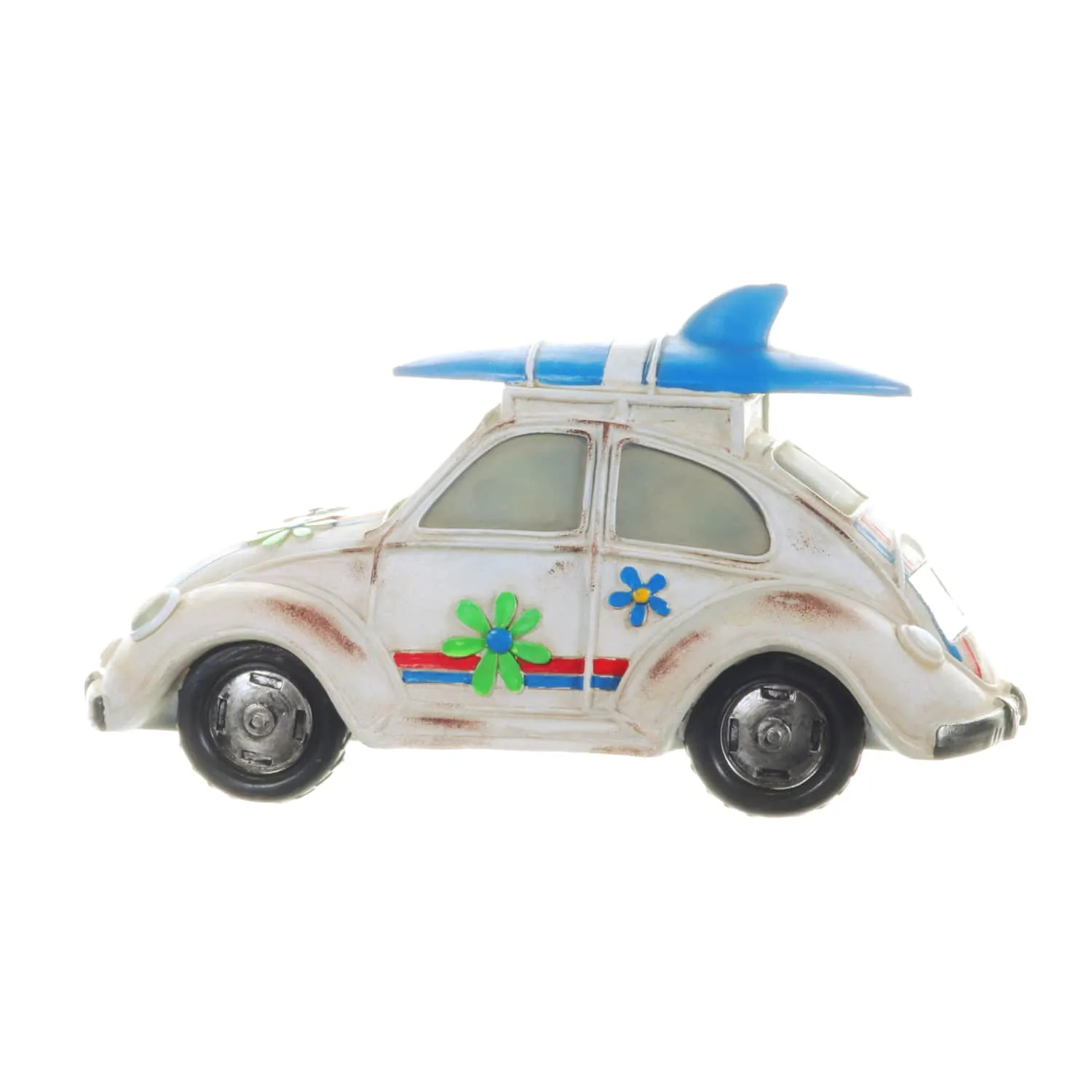 Solar Retro Bug Garden Statue, 7 Inch