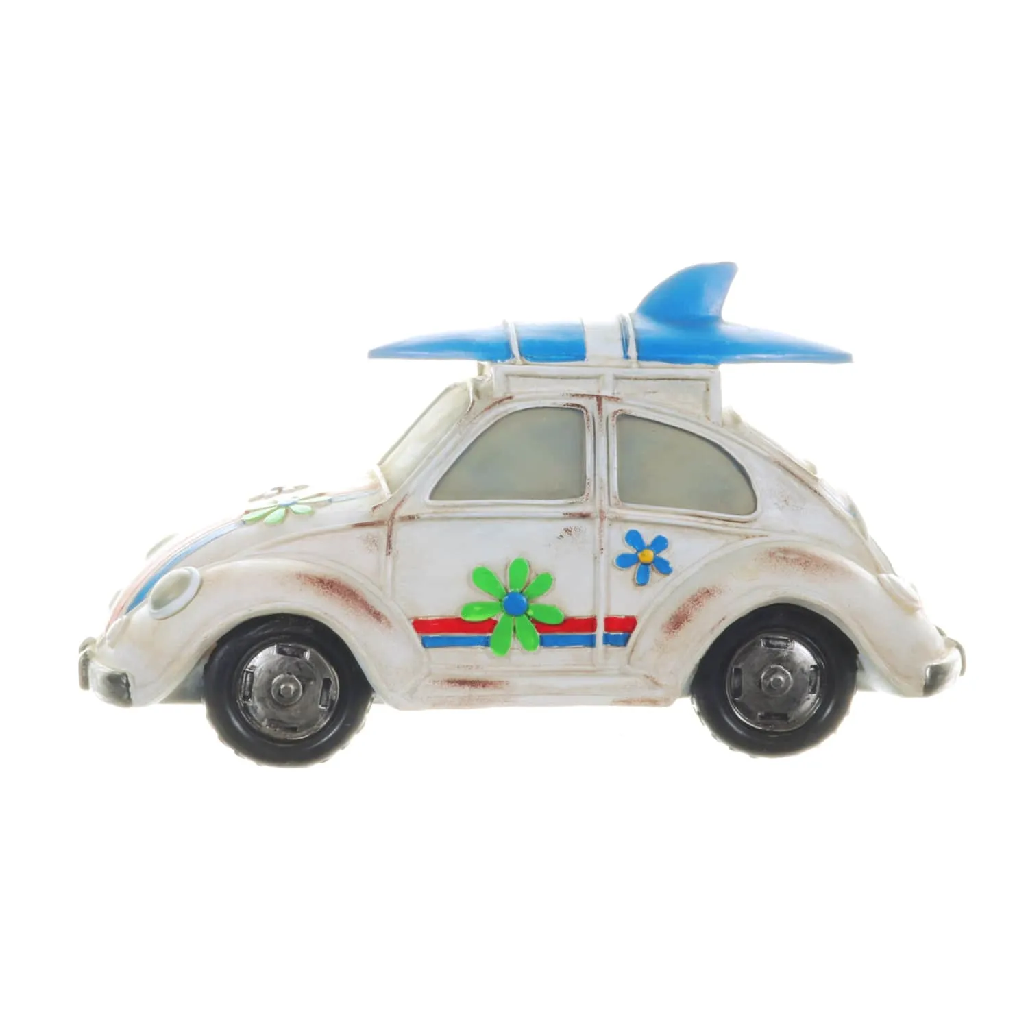 Solar Retro Bug Garden Statue, 7 Inch