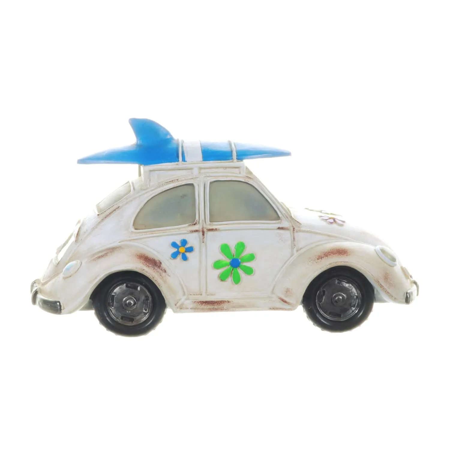 Solar Retro Bug Garden Statue, 7 Inch