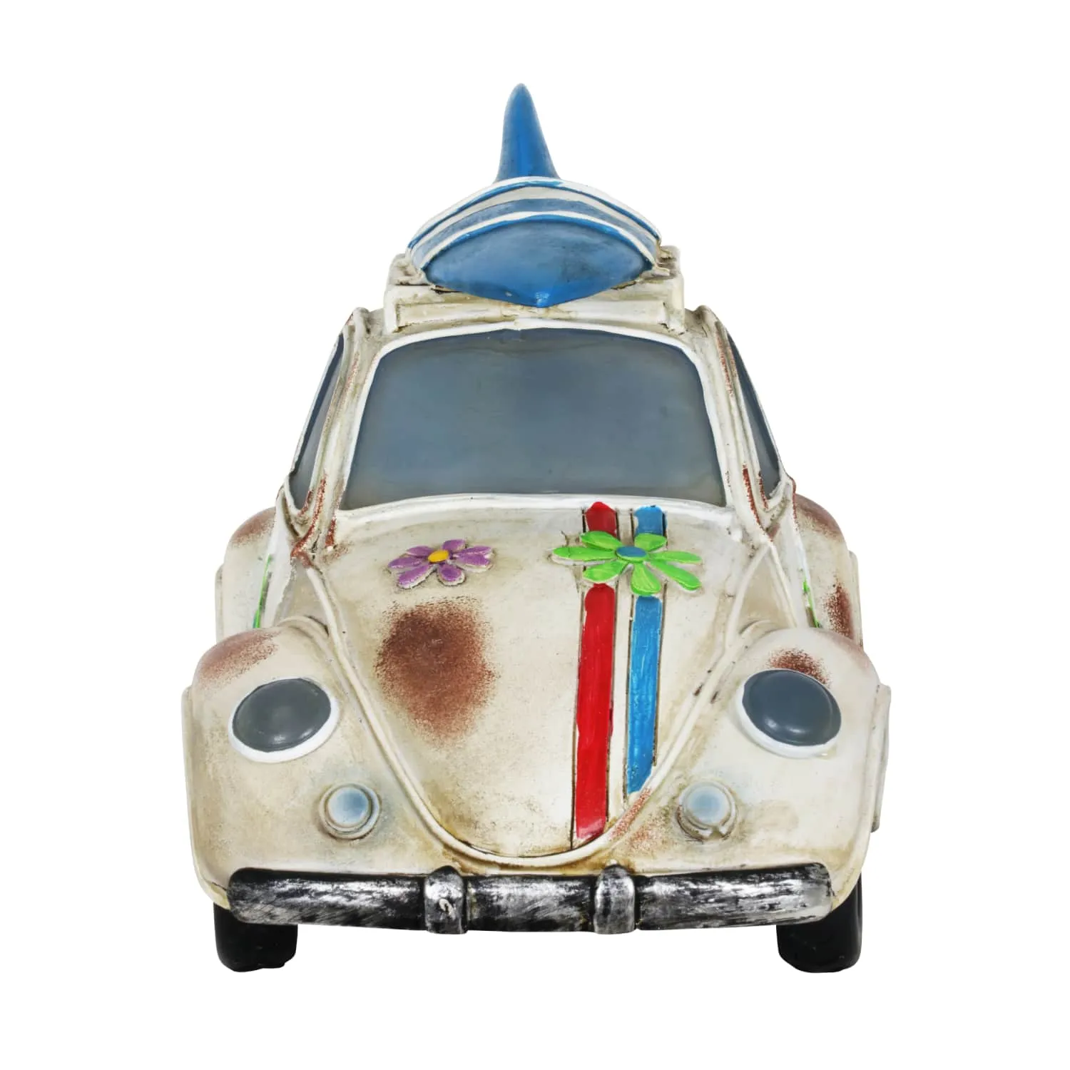 Solar Retro Bug Garden Statue, 7 Inch