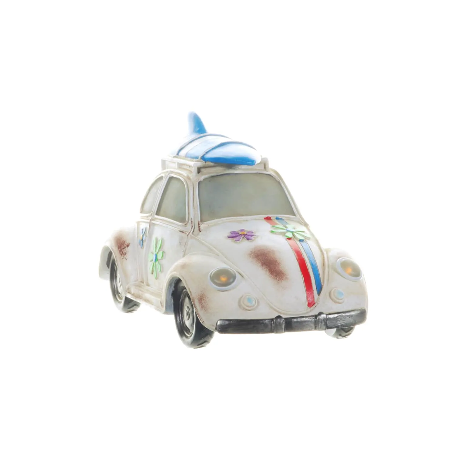 Solar Retro Bug Garden Statue, 7 Inch